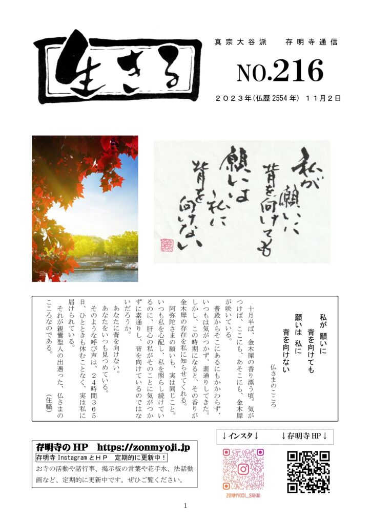 ikiru216　20231102のサムネイル